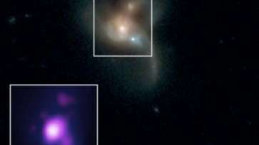 Eveniment astronomic extraordinar. Trei găuri negre supermasive se află în curs de ciocnire