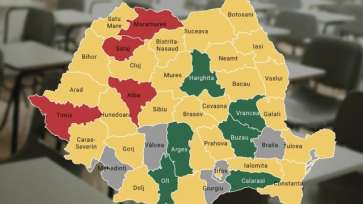 HARTA Cum se deschid școlile în marile orașe din România. Bucureștiul și majoritatea reședințelor de județ sunt în galben. Patru mari municipii rămân în roșu, iar șase în verde / Orașele ...