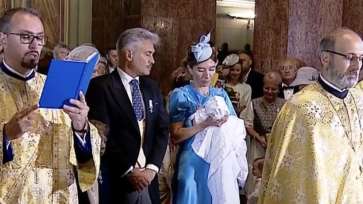 O mică delegație din Maramures a fost la botezul stranepotului Regelui Mihai la Alba Iulia